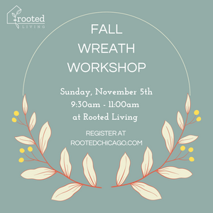 Modern Fall Wreath Workshop || Sunday, November 5th