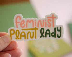 Twentysome Design - Feminist Plant Lady Sticker