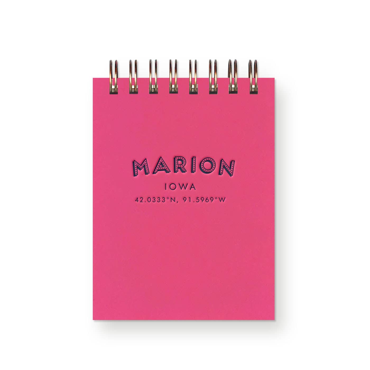 Avondale Coordinates Mini Jotter Notebook: Sage Green Cover