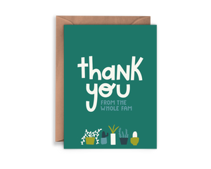 Twentysome Design - Thank You Plant Lover Feminist Greeting Card