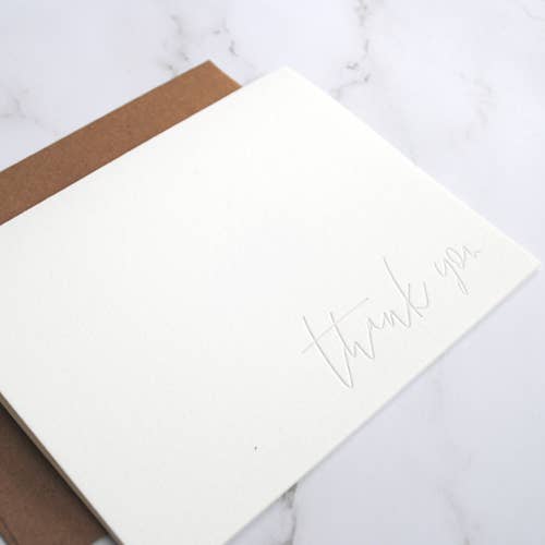 Stack Paper Press - Handwritten Thank You Note