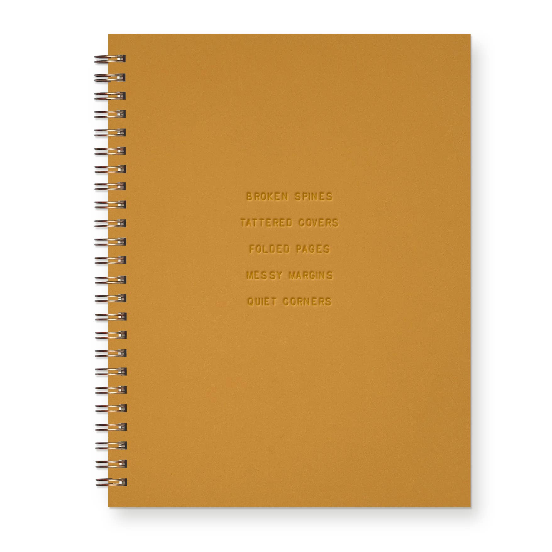 Tattered Covers Journal : Lined Notebook : Saffron Cover | Saffron Ink