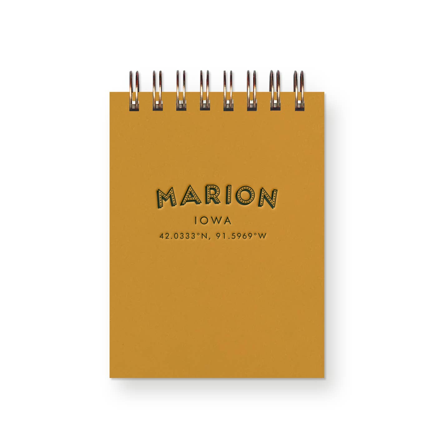Avondale Coordinates Mini Jotter Notebook: Sage Green Cover