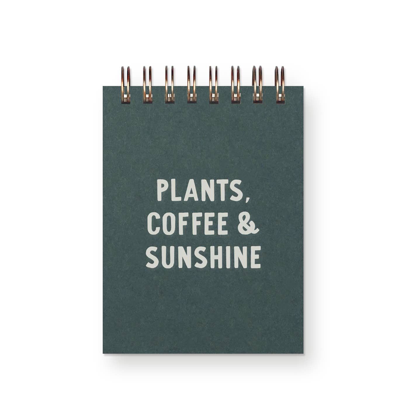 Ruff House Print Shop - Plants, Coffee & Sunshine Mini Jotter Notebook