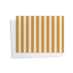 Asteria Studio - Gold Wiggle Stripe Notecard Set