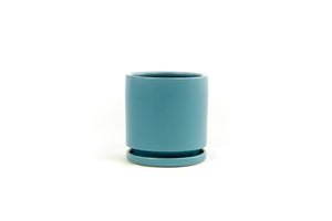 Momma Pots - 4.5" Gemstone Cylinder Pots with Water Saucers