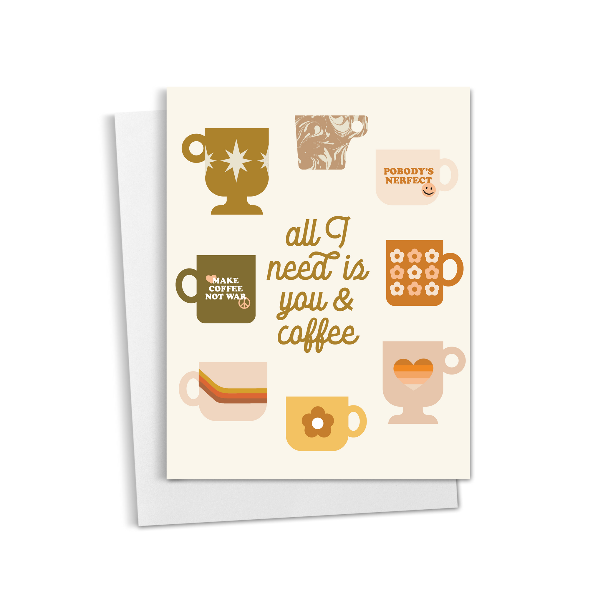 Asteria Studio - You & Coffee Valentine's Card