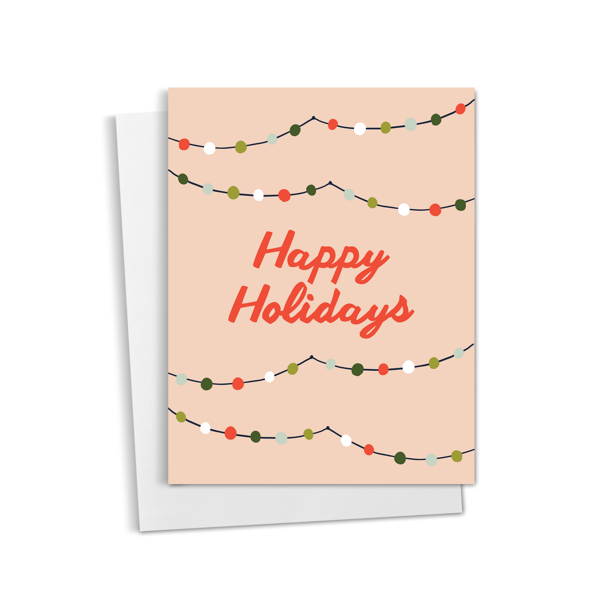 String Lights Holiday Card: Boxed Set of 8