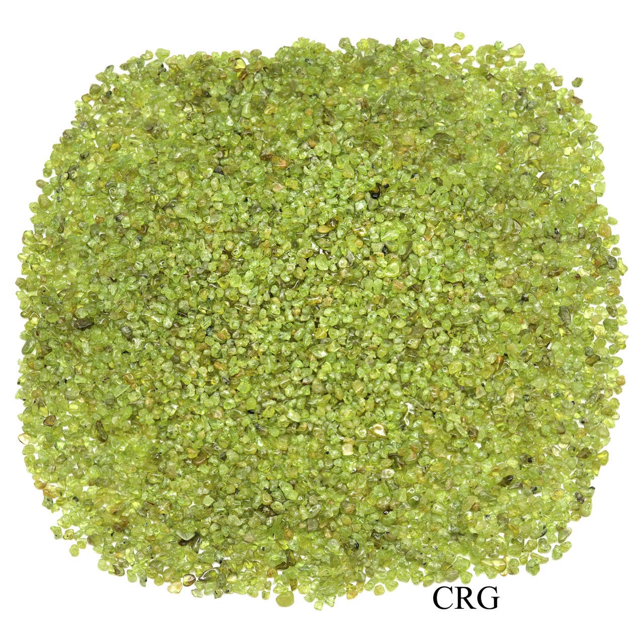 Crystal River Gems LLC - 1 KILO LOT -  Peridot Tumbled Chips | Crystal Confetti from